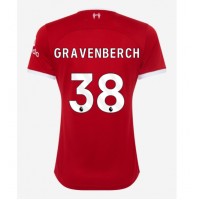 Liverpool Ryan Gravenberch #38 Domaci Dres za Ženska 2023-24 Kratak Rukav